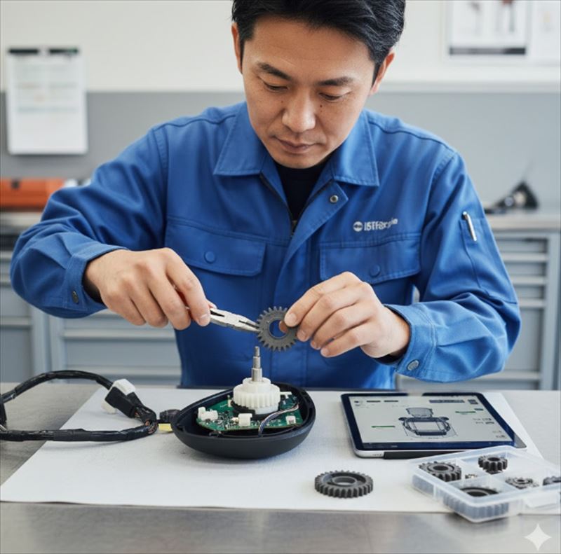 サイドミラー 片方動かない モーター音